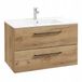STAMAR meuble lavabo 70 cm Chêne Craft Or