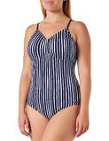 Firefly Sylvia Damesbikini, marineblauw/strepen, 46