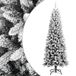 vidaXL Sapin de Noël artificiel avec neige 240 cm PVC et PE