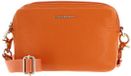 MANDARINA DUCK Mellow Leather Crossbody Camera Bag Marmalade Oranje