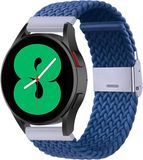 By Qubix Braided Nylon Bandje Blauw Geschikt voor Huawei Watch GT 4 / GT 5 (41mm) & GT 5 Pro (42mm)