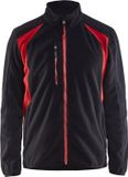 Blaklader Fleecejack 4730-2510 - Zwart/Rood - S