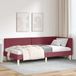 Maison Exclusive - Cadre de lit d'angle bordeaux 90 x 190 cm Tissu