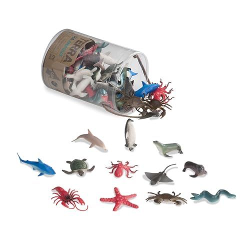 Terra by Battat Terra 60-delige Zee Dieren Speelgoedset - 3+ Jaar