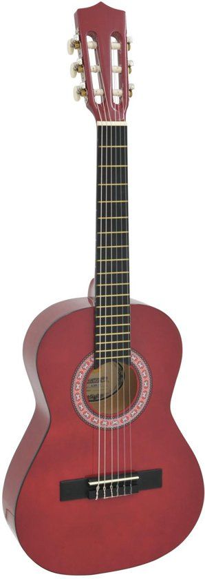 Dimavery AC-303 klassieke gitaar 1/2 rood