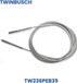 Twin Busch Câble de remplacement en acier de haute qualité pour Twin Busch TW236PEB39