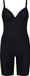 Bye Bra Bodysuit dos bas, court, noir, XXL