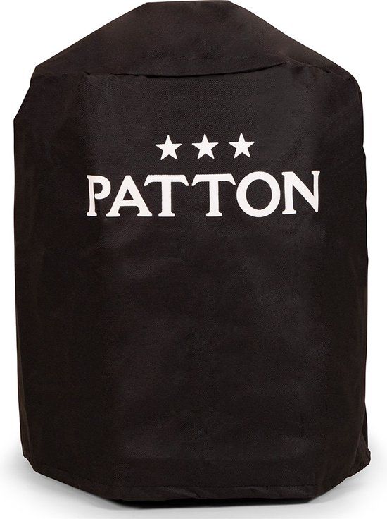 Patton Beschermhoes Kamado Medium Tafelmodel 15" - Zwart - PVC