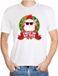 Bellatio Decorations Shoppartners Bv Foute kerst shirt wit - stoned Kerstman - light up my tree / joint - voor heren M