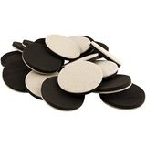 Super Sliders 4733495N Movers & Sliders voor zware meubels voor harde vloeroppervlakken Value Pack (20 Pack) -Felt ronde Super Sliders, 3,5 inch inch, Beige, 20 stuks