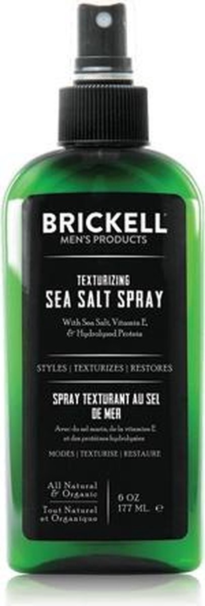 Brickell Men's Texturizing Sea Salt Spray 177 ml.