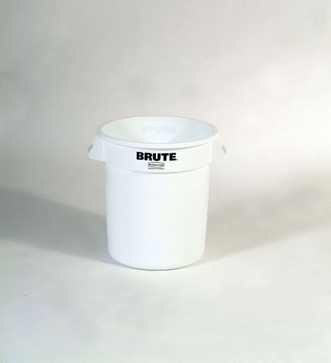Rubbermaid BRUTE - Vuilnisbak - 37,9 liter - Wit