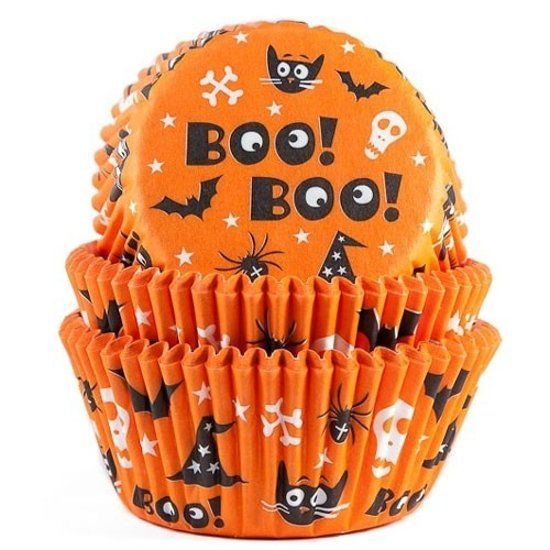 House of Marie Halloween Cupcake Vormpjes pk/50