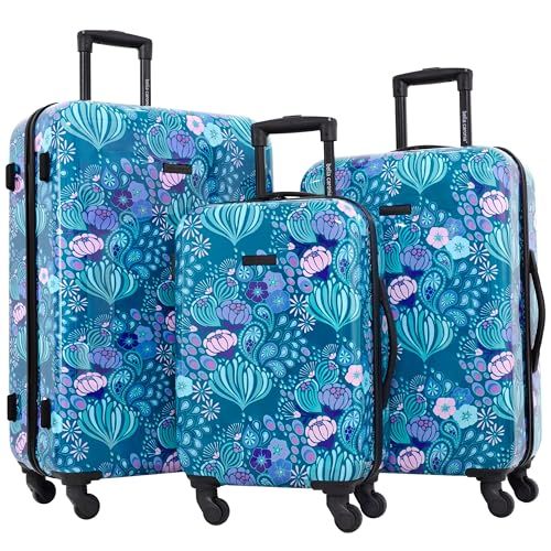 Travelers Club Bella Caronia 3 Piece Luggage Set - Desert Pattern