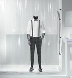 Spirella Douchegordijn – Wit – PEVA plastic – 7610583201515