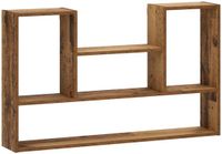 vidaXL Wandplank Oud hout 100 x 17 x 60 cm Bewerkt hout