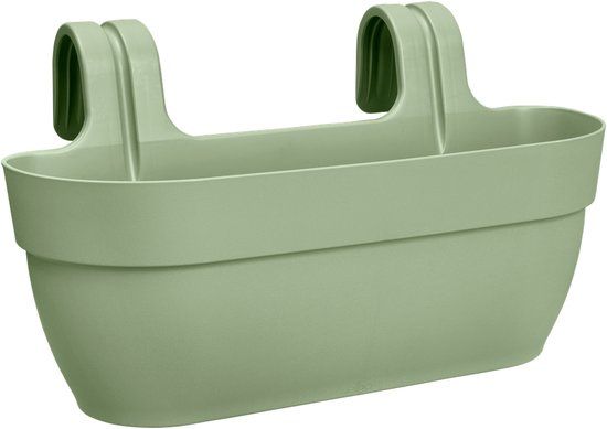 Elho Vibia Campana Easy Hanger L - Balkonbak - Ø 46 cm - Pistachegroen