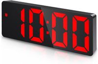 Non-branded Digital Alarm Clock with Large LED Display - Snooze Function and Energy Saving Mode