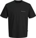 Jack & Jones T-shirt Jprblaowen Ss Branding Tee Sn 12292397 Zwart Mannen Maat S