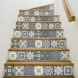 Ambiance OTELLO Zelfklevende Trapstickers - Multi color - 2 stuks