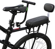 Jeemsie Bagagedrager Kussen – Zwart Fietszitje voor Extra Comfort en Eenvoud