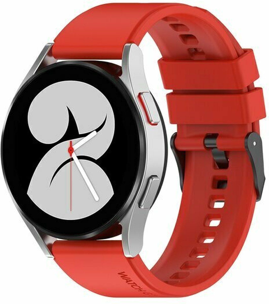By Qubix Qubix Garmin Venu / Sq / Sq2 / 2 plus - Siliconen gesp bandje - Rood