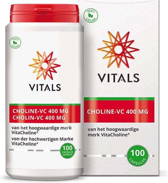 Vitals - Choline-VC 400 mg - 100 capsules - VitaCholine® - Vegan