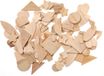 Bouhon mengeling stuk hout | set van 100 stuks