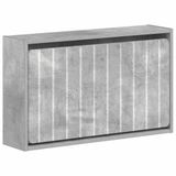 vidaXL Wandgemonteerde Schoenenkast ZWOLLE 71 x 17 x 43 cm Betongrijs