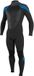 O'Neill Epic 5/4mm Combinaison de plongée pour homme - Fermeture éclair dans le dos - Noir