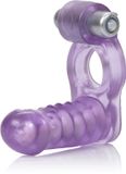 CalExotics California Exotic Novelties Double Diver - Vibrerende Cockring - Paars