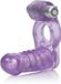 CalExotics California Exotic Novelties Double Diver - Vibrerende Cockring - Paars