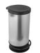 Rotho Babydesign Paso Pedaalemmer - 30 l - Zilver Metallic