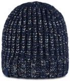 Buff | Gebreide muts en fleece extreem koud, praktisch, veelzijdig, modieus, thermische isolatie, comfortabele man vrouwen één maat nachtblauw