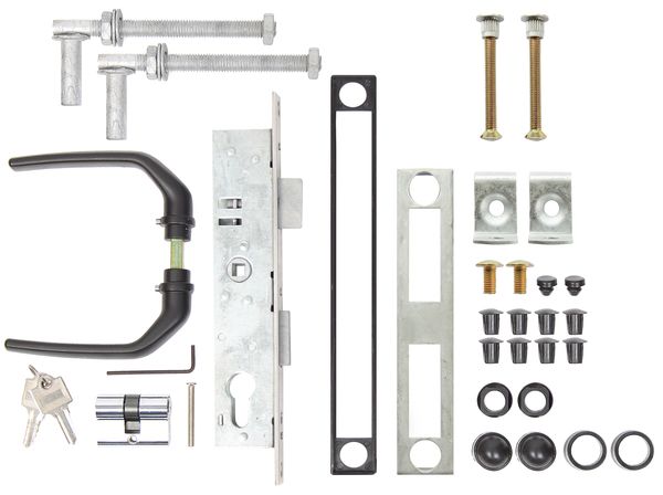 GAH Alberts Accessories set for welded mesh gates up to 1500 mm high
