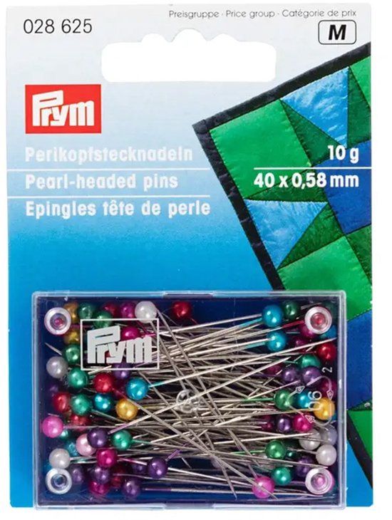 Prym Parelkopspelden assortiment kleuren 0,58x40 mm