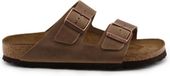 Birkenstock Arizona FL WB Narrow Unisex Slippers - Tabacco Brown - Maat 36