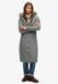 Superdry Fuji Hooded Longline Puffer Dames Jas - Balsam Green - Maat Xs