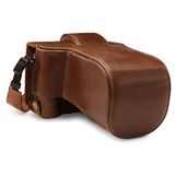 MegaGear MG1922 Ever Ready Echt Lederen Camera Case Compatibel met Fujifilm X-T4 (XF16-80mm) - Bruin