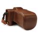 MegaGear MG1922 Ever Ready Echt Lederen Camera Case Compatibel met Fujifilm X-T4 (XF16-80mm) - Bruin