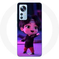 Maniacase Etui voor Xiaomi Mi 12 / 12X BTS TinyTAN Jin Animatie