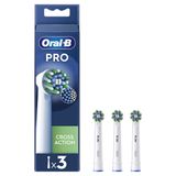 Oral-B Pro Cross Action Opzetborstels, 3 stuks, Wit