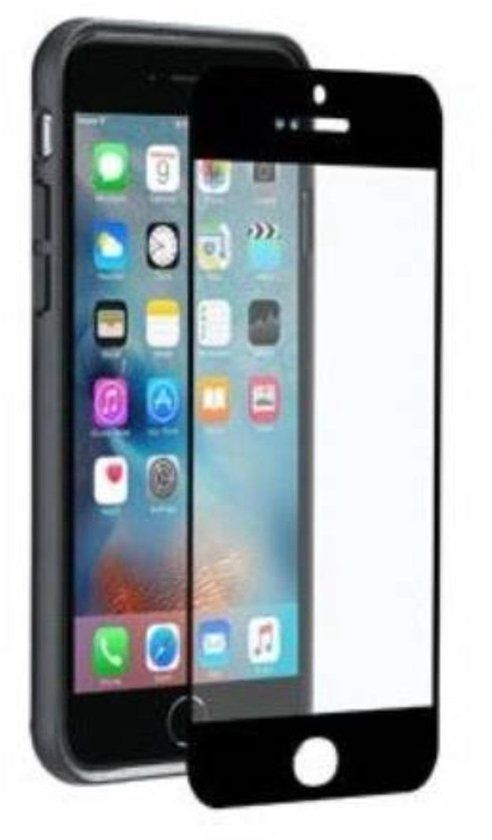 MYWAY Screenprotector voor iPhone 6/6S - EASY GLASS CASE FRIENDLY Tempered Glass, Zwart