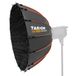 TARION 90 cm Parabolische Softbox Bowens Mount Quick Release met Diffusers, Rooster en Tas voor Studio Fotografie, Video, COB Licht en Livestreaming