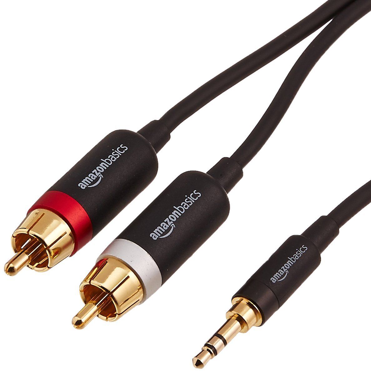 AmazonBasics PBH-19821 - Audio kabel - 1,2 m - Zwart