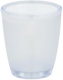 Spirella Toronto Tandenborstelhouder Beker voor de Badkamer – Tumbler voor Tandenborstel en Tandpasta – Wit – 8,5 x 9,5 cm