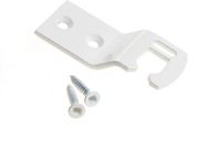 Dulimex SH 863B Sluithaak / naar binnen links / staal wit geëpoxeerd