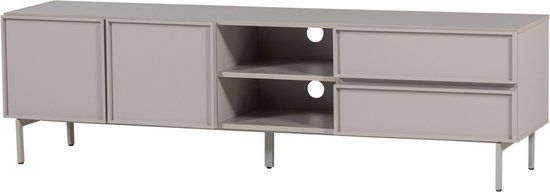 WOOOD Tours Tv Meubel 180 cm - Melamine/ MDF - Zand