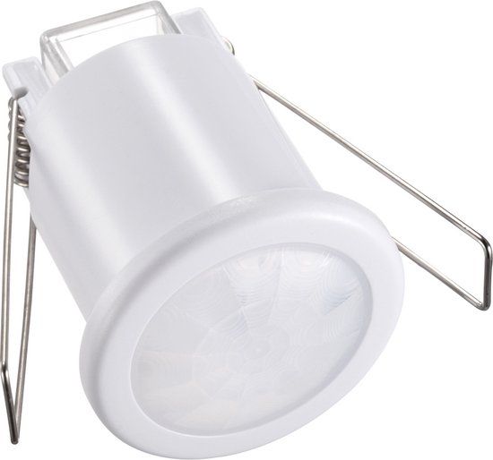 HOFTRONIC PIR bewegingssensor en schemerschakelaar - 360° - Inbouw - 8 meter bereik - Maximaal 800 Watt - Wit