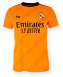 Real Madrid CF Real Madrid Voetbaltenue Uit - 2024-2025 - Kinderen - Shirt en Broekje - Unisex - Maat 164 - Oranje
